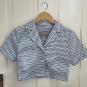 Cropped Brandy Melville Button Down